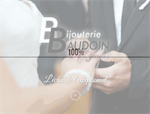 Tablet Screenshot of bijouteriebaudoin.be